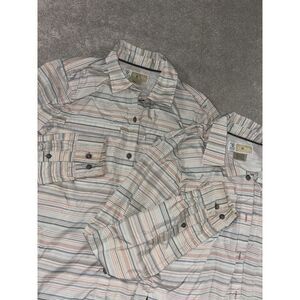 Exofficio Insect Shield Shirt Women Xs Striped Long Sleeve Button Down Lot Of 2*